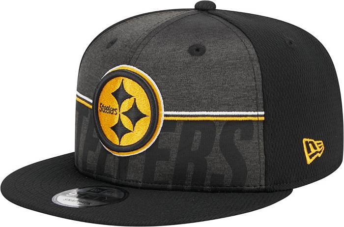 steelers hat black with yellow logo