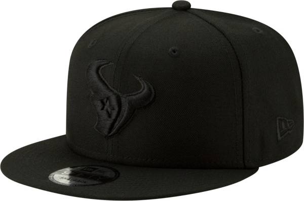 New Era Men's Houston Texans Bob Snap Black 9Fifty Adjustable Hat