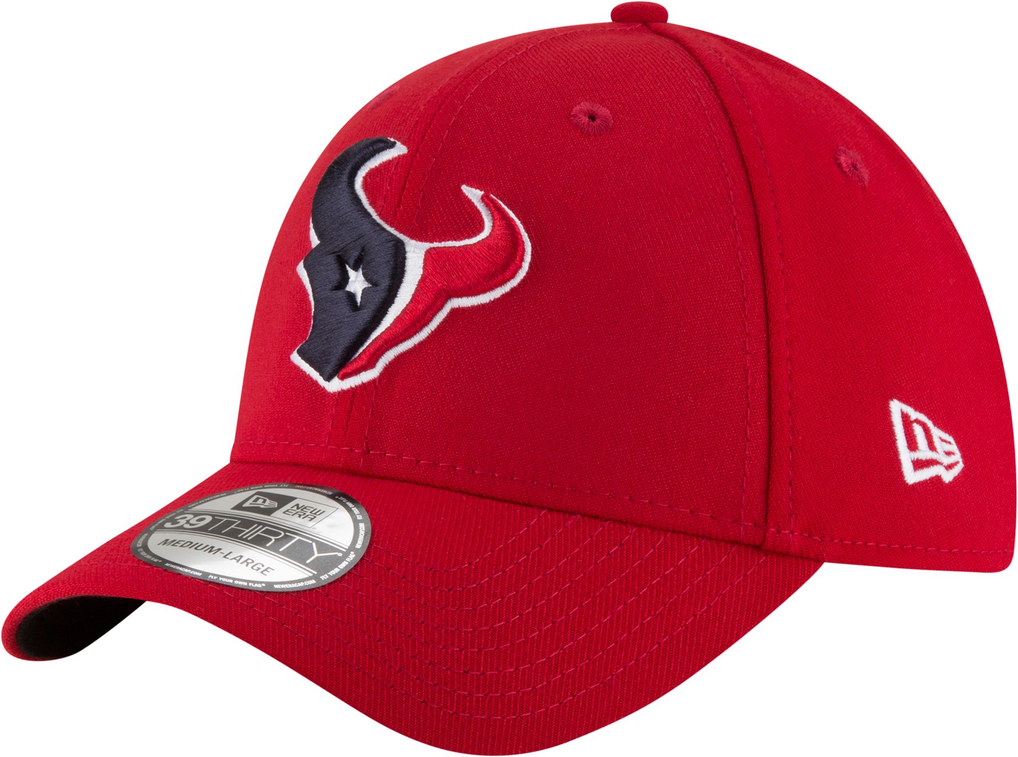 New Era Men's Houston Texans Team Classic 39Thirty Red Stretch Fit Hat product image