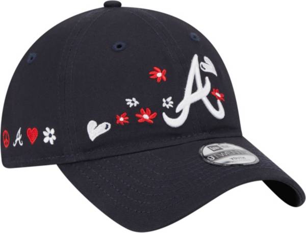 New Era Girls' Atlanta Braves Navy 9Twenty Adjustable Hat