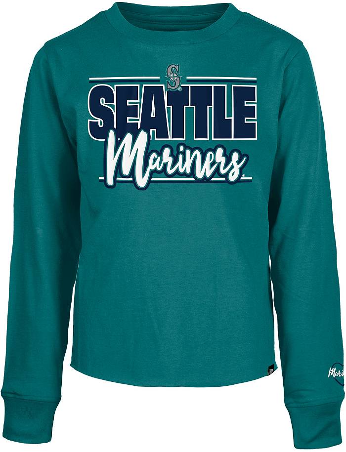 New Era Girl's Seattle Mariners Green Long Sleeve T-Shirt