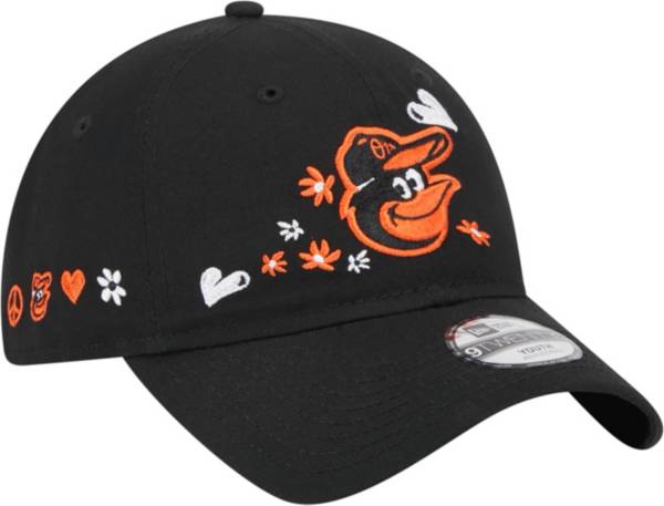 New Era Girls' Baltimore Orioles Black 9Twenty Adjustable Hat product image