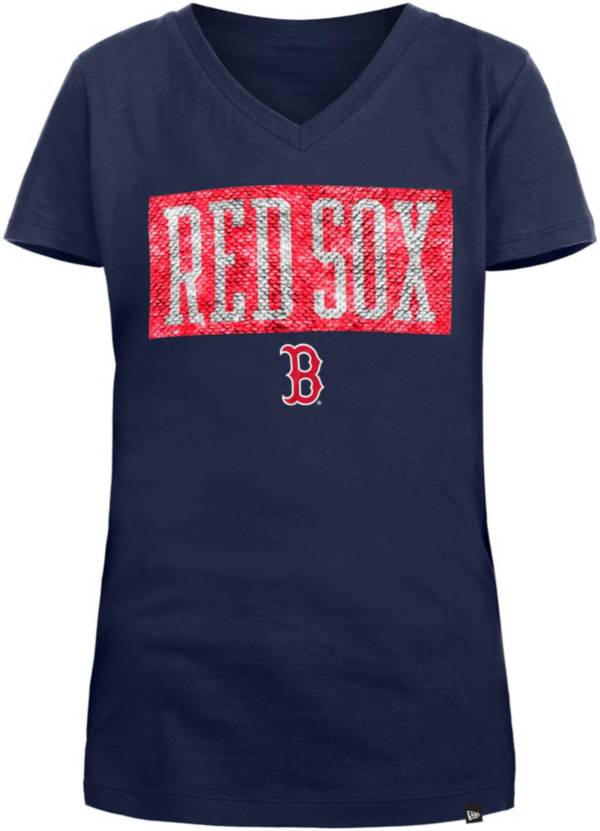 Red Sox Action V-Neck Bra in Monogram Navy –