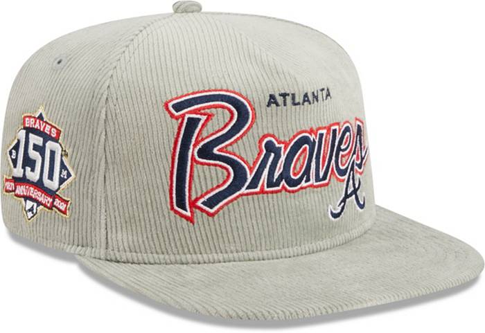 New Era Men's Atlanta Braves Golfer Gray Hat