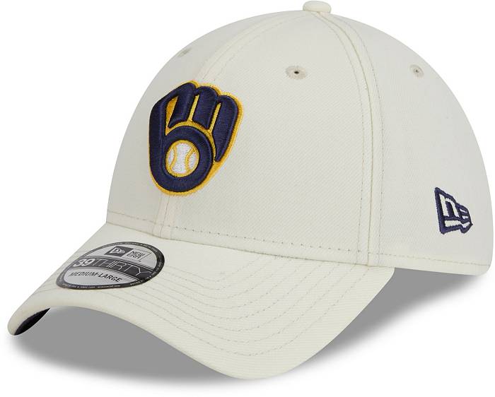 Youth Milwaukee Brewers '47 Navy Team Logo Clean Up Adjustable Hat