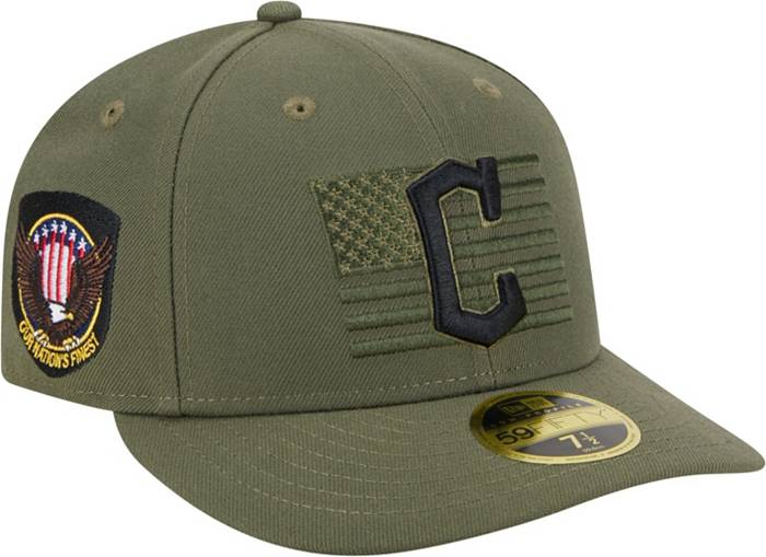 Cleveland Indians New Era 2021 Clubhouse Logo Low Profile 59FIFTY Fitted Hat  - Navy