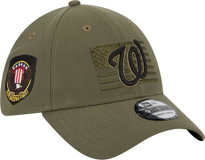 New Era Men's Armed Forces Day 2023 Washington Nationals Olive 39Thirty  Stretch Fit Hat