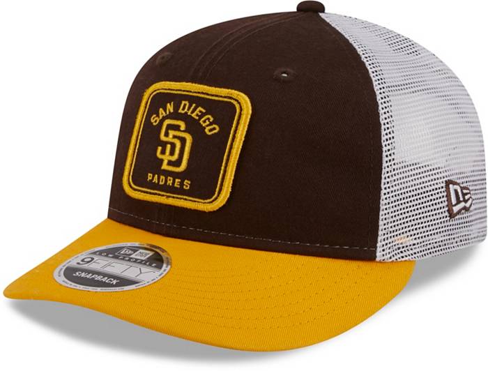 New Era Men's San Diego Padres Brown Low Profile 9Fifty Squared
