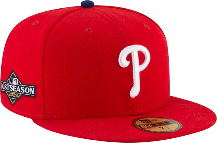 New Era Men's 2023 Postseason Participant Philadelphia Phillies Game Side  Patch 59Fifty Fitted Hat