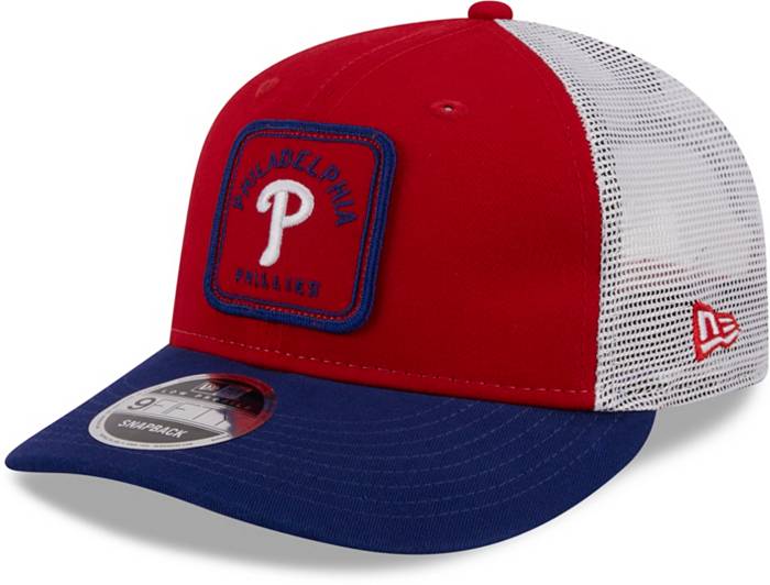 New Era Men's Philadelphia Phillies Red Low Profile 9Fifty Squared Fitted  Hat