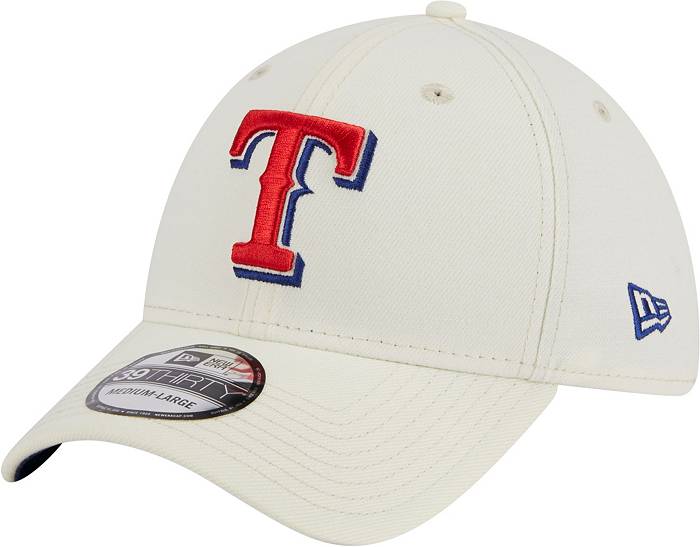 New Era Men's Texas Rangers White 39THIRTY Classic Stretch Fit Hat