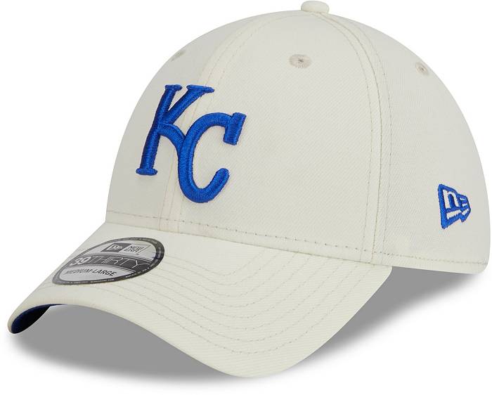 New Era Men's Kansas City Royals White 39THIRTY Classic Stretch Fit Hat