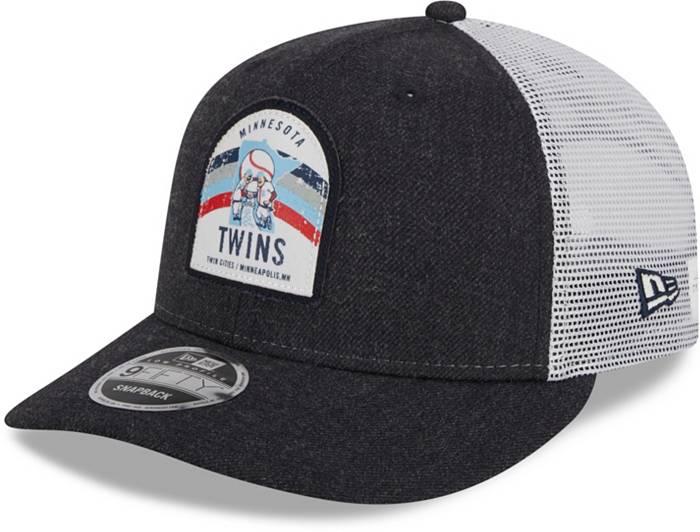 New Era Minnesota Twins Navy Trucker 9FORTY Adjustable Snapback Hat