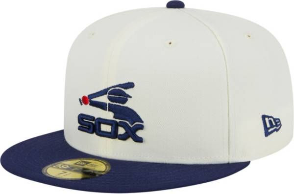 New Era Men's Chicago White Sox Navy Cooperstown 59Fifty Retro Fitted Hat