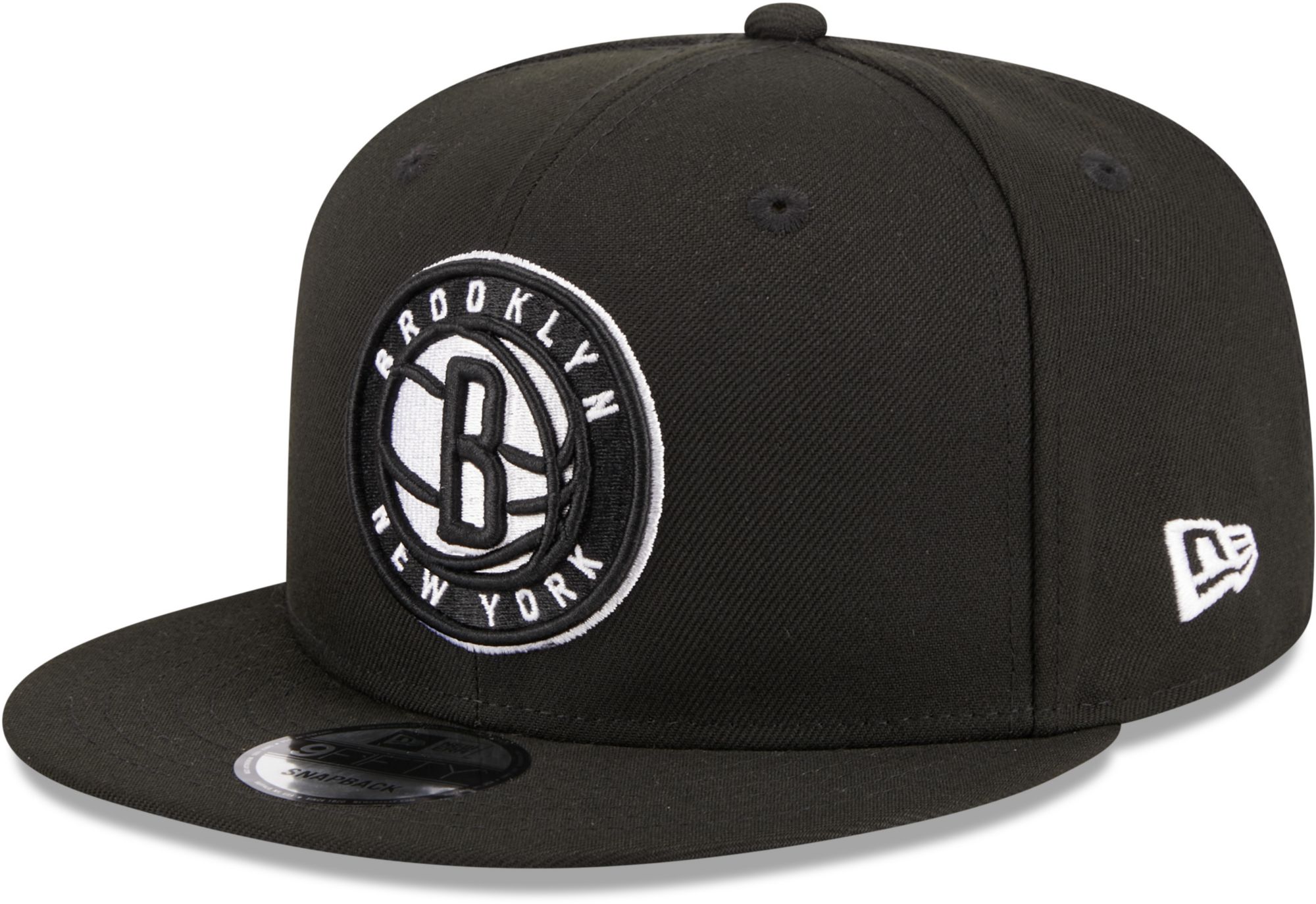 New Era Brooklyn Nets Black 9Fifty Adjustable Hat