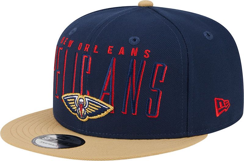 New Era Adult New Orleans Pelicans Headline 9Fifty Adjustable Snapback Hat