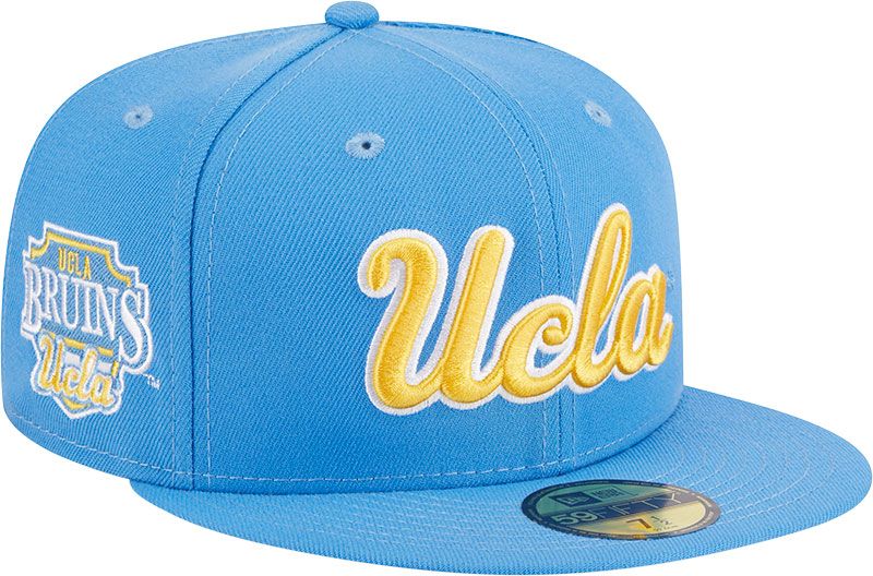 Men's New Era Navy UCLA Bruins Bright Undervisor 59FIFTY Fitted Hat