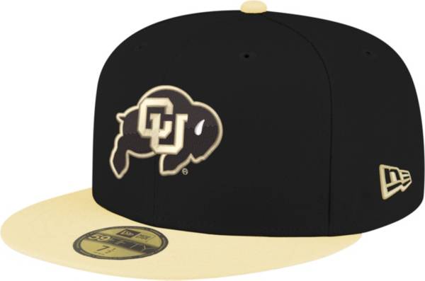 New Era Men's Colorado Buffaloes Black 59Fifty Fitted Hat