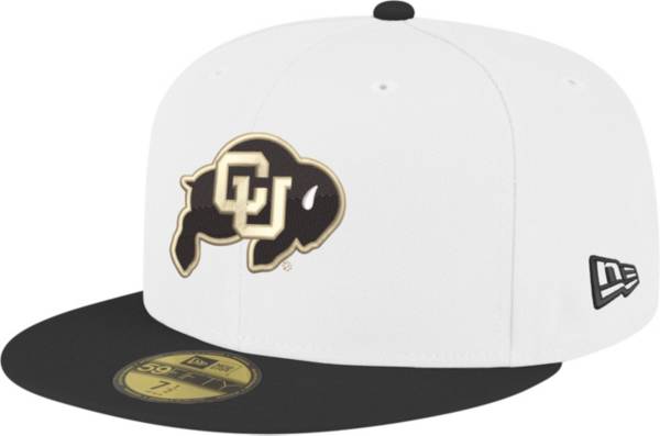 New Era Men's Colorado Buffaloes White 59Fifty Fitted Hat