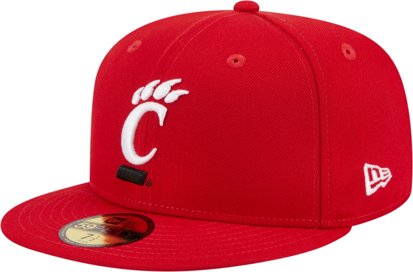New Era Men s Cincinnati Bearcats 59FIFTY Fitted Hat Red 7 1 8 in