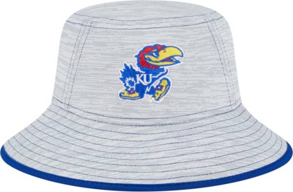 New Era Men's Kansas Jayhawks Grey Game Bucket Hat product image