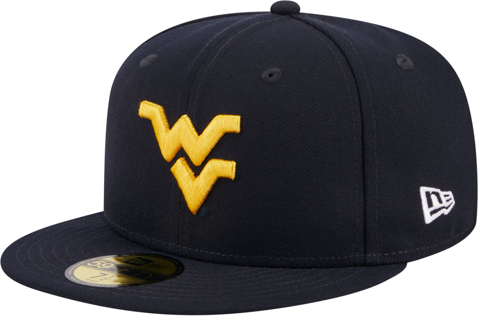 New Era Men's West Virginia Mountaineers Blue 59Fifty Fitted Hat product image
