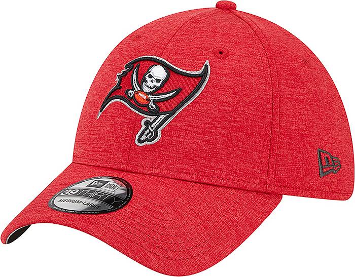 New Era Men's Tampa Bay Buccaneers Logo Red 39Thirty Stretch Fit