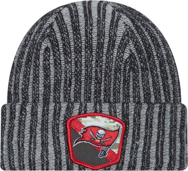 New Era Men's Tampa Bay Buccaneers 2023 Salute to Service Black Knit Beanie