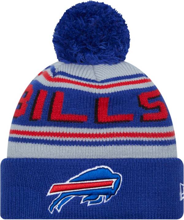 Youth Buffalo Bills Red and Blue Sideline Knit Hat