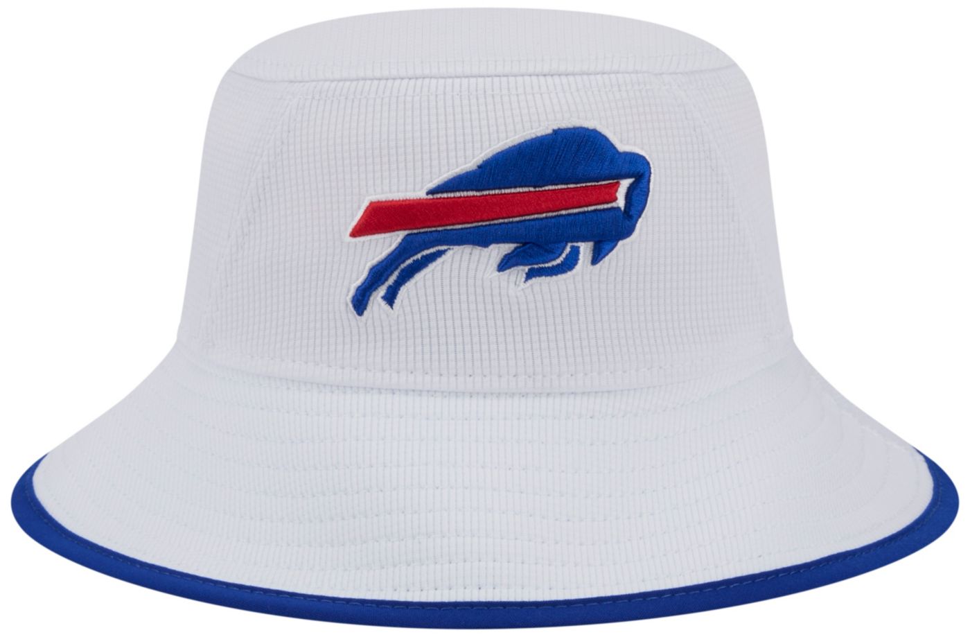 New Era Men s Buffalo Bills Game White Adjustable Bucket Hat Dick s Sporting Goods