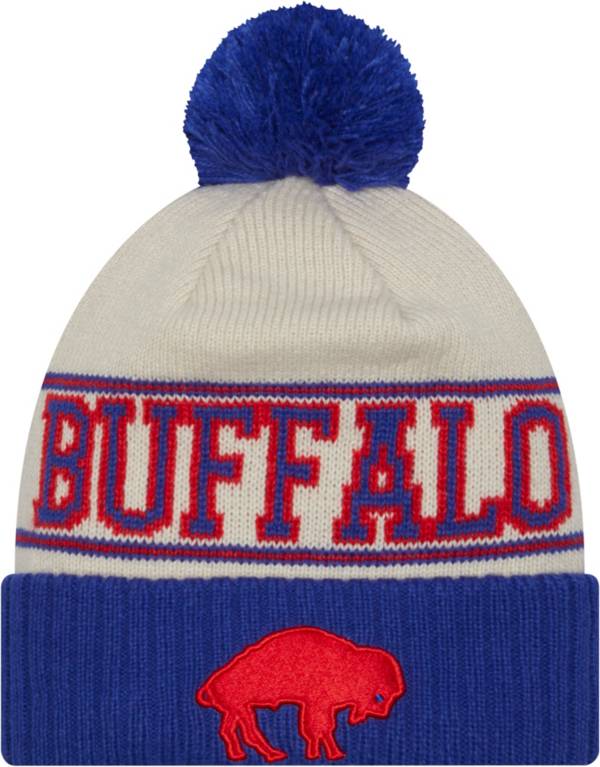 New Era Men's Buffalo Bills 2023 Sideline Blue Historic Knit Beanie