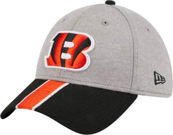 New Era Men's Cincinnati Bengals Stripe Grey 39Thirty Stretch Fit Hat