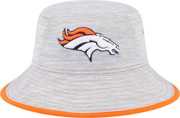 New Era Men's Denver Broncos Game Adjustable Grey Bucket Hat product image