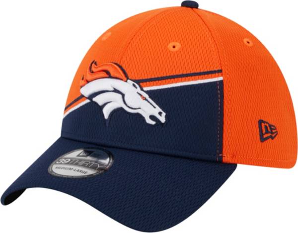 NFL Denver Broncos Cleanup Blue Navy Curved Bill Structured Adjustable Hat  Cap