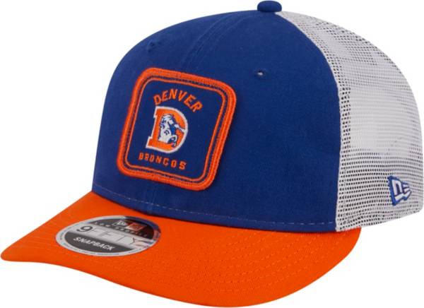 New Era Men's Denver Broncos Squared Low Profile 9Fifty Adjustable Hat