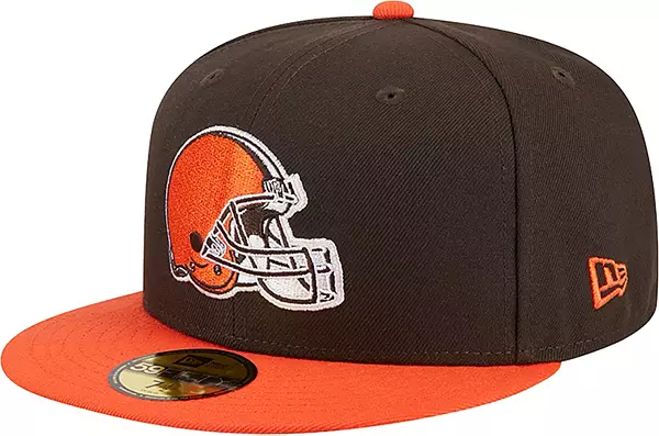 New Era Men's Cleveland Browns Hidden Team Color 59Fifty Fitted Hat