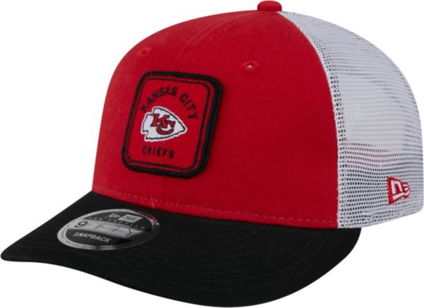 Men's New Era Black Kansas City Chiefs Super Bowl LVII Trucker 9FORTY  Adjustable Hat