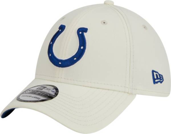 New Era Men's Indianapolis Colts Classic 39Thirty Chrome Stretch Fit Hat