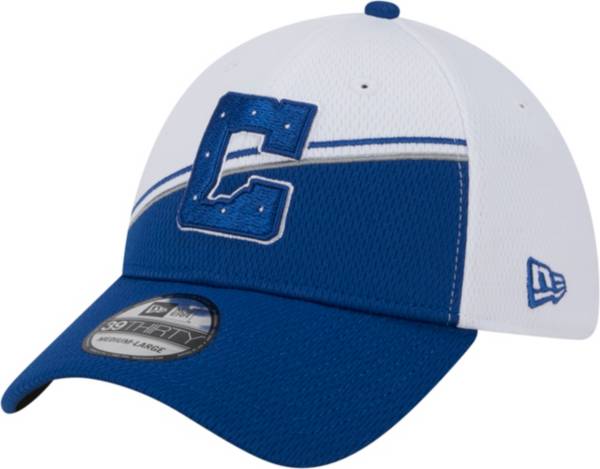 Inianapolis Colts 2022 NFL THROWBACK SIDELINE Royal Fitted Hat