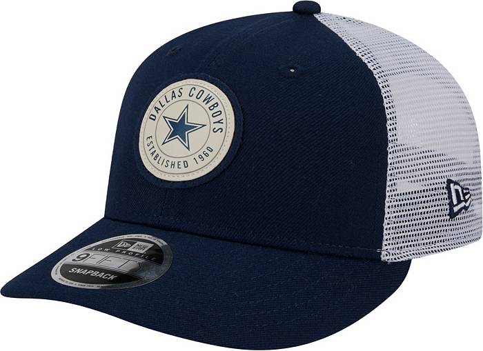 New Era Men's Dallas Cowboys Circle 9Fifty Navy Adjustable Hat