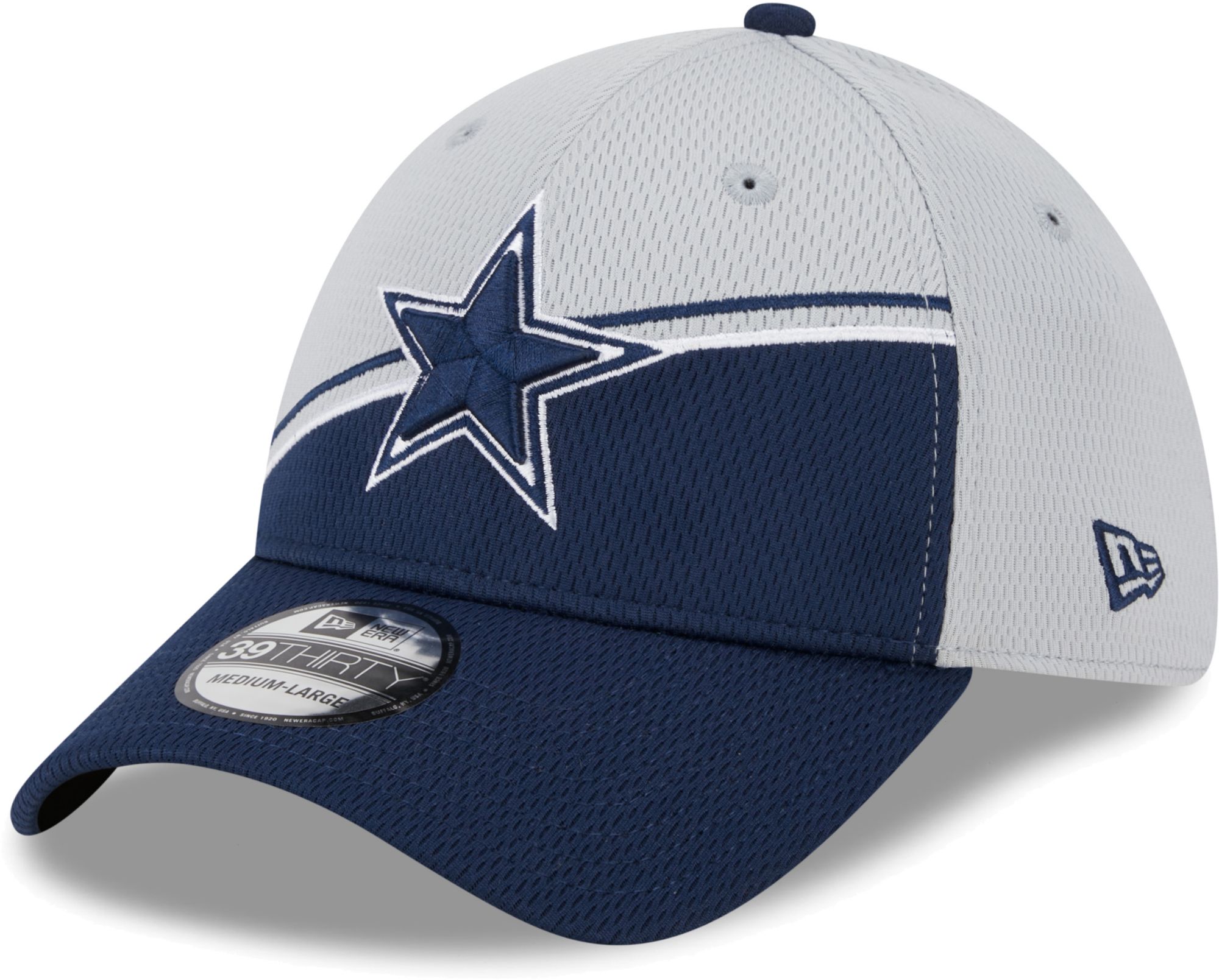 New Era Men's Dallas Cowboys 2023 Sideline 39Thirty Navy Stretch Fit Hat