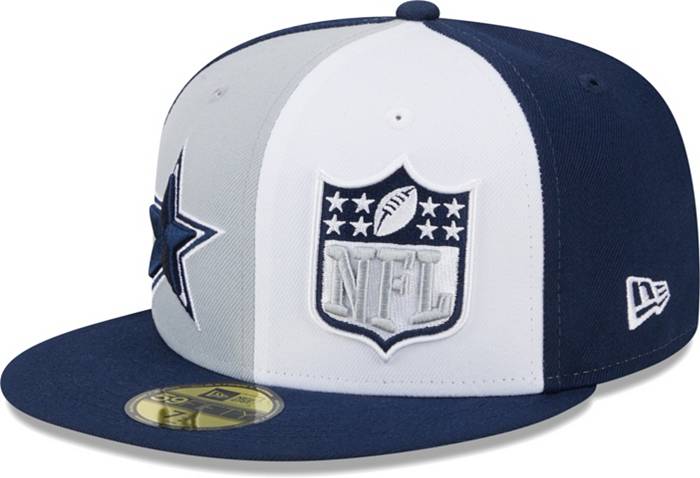 Dallas Cowboys New Era Text 59FIFTY Fitted Hat - Navy