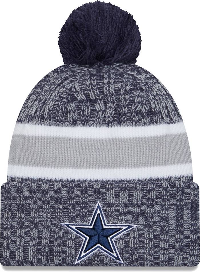 New Era Men's Dallas Cowboys 2023 Sideline Navy Sport Knit Beanie
