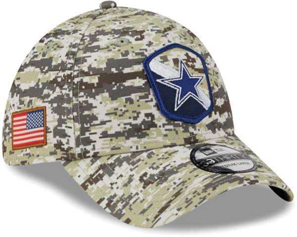 New Era Men's Dallas Cowboys 2023 Salute to Service 39Thirty Camo Stretch  Fit Hat