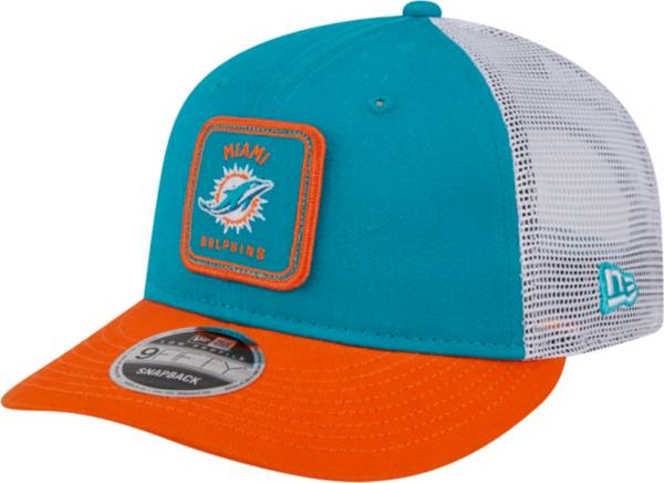 New Era Men's Miami Dolphins Squared Low Profile 9Fifty Adjustable