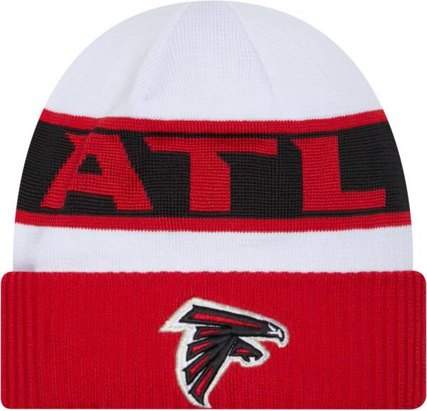 New Era Men's Atlanta Falcons 2023 Sideline White Tech Knit Beanie product image