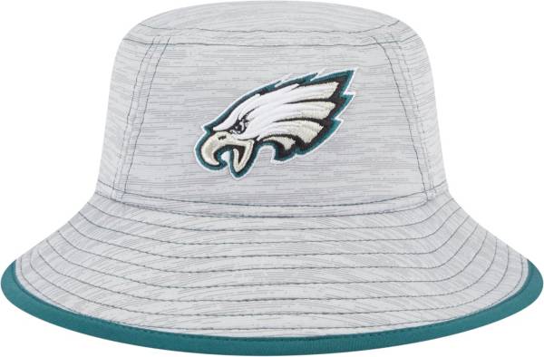 New Era Men's Philadelphia Eagles Game Adjustable Grey Bucket Hat product image