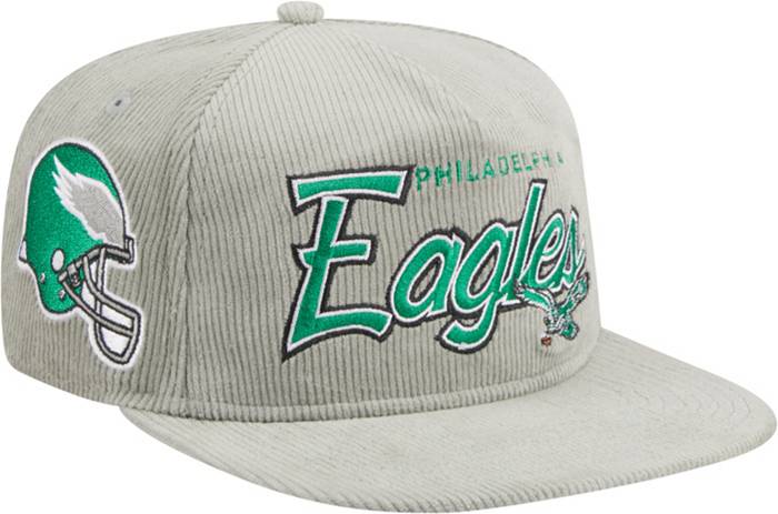 New Era Men's Philadelphia Eagles Golfer Cord Grey Adjustable Snapback Hat