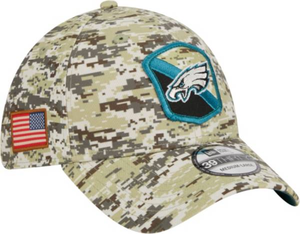 Miami Dolphins New Era 2021 Salute to Service 9TWENTY Trucker Cap