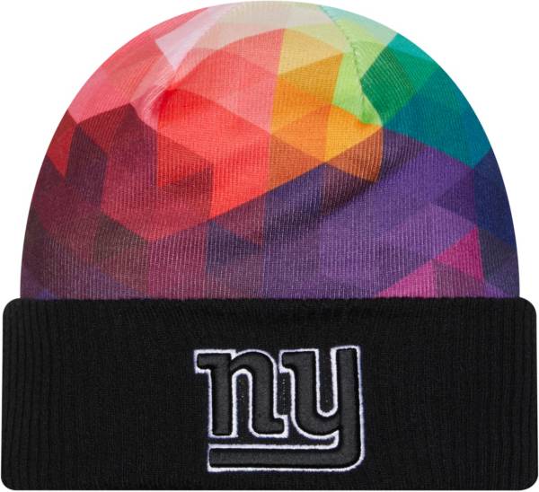 New Era New York Giants NFL Road Sideline Beanie Hat Blue